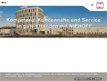 Tablet Screenshot of niehoff-gmbh.info